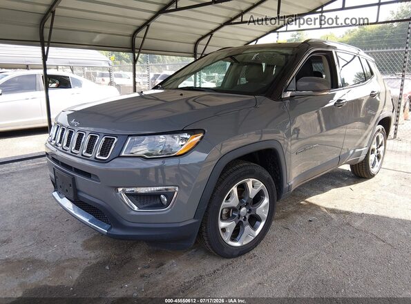3C4NJDCB3MT544816 2021 JEEP COMPASS Gray Vista tres cuartos delantera izquierda