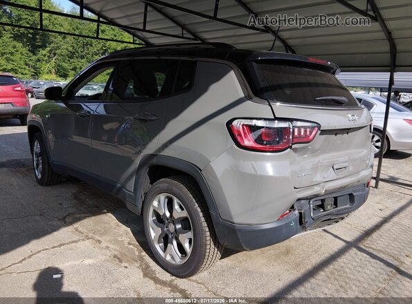 3C4NJDCB3MT544816 2021 JEEP COMPASS Gray Trasero izquierdo