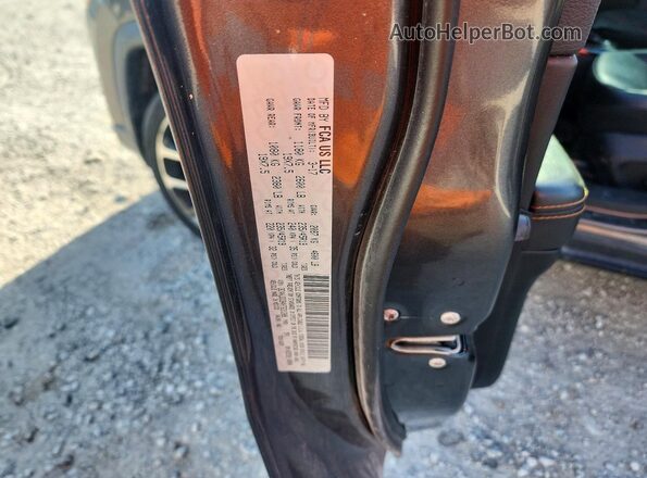 3C4NJDCB4HT631209 2017 JEEP COMPASS Черный Вид наклейки с VIN-кодом
