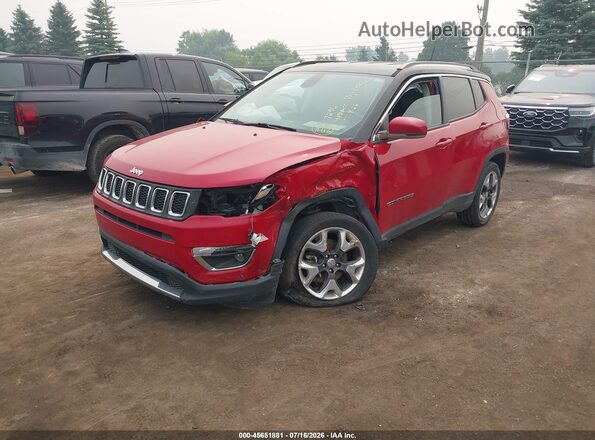 3C4NJDCB4KT767296 2019 JEEP COMPASS Red Vista tres cuartos delantera izquierda