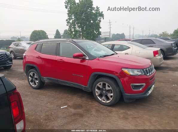 3C4NJDCB4KT767296 2019 JEEP COMPASS Red Vista interior trasera
