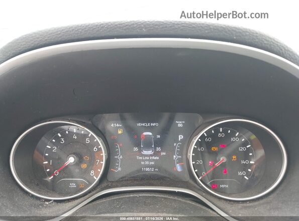 3C4NJDCB4KT767296 2019 JEEP COMPASS Red Vista de los asientos traseros