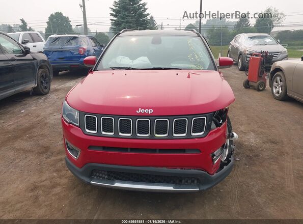 3C4NJDCB4KT767296 2019 JEEP COMPASS Red Vista del cuadro de instrumentos