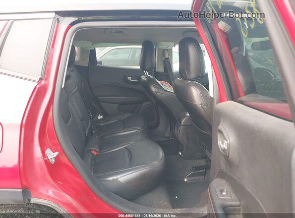 3C4NJDCB4KT767296 2019 JEEP COMPASS Red Vista de la etiqueta del VIN