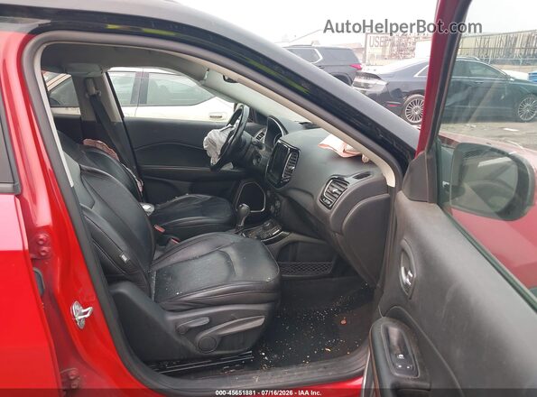 3C4NJDCB4KT767296 2019 JEEP COMPASS Red Vista interior delantera