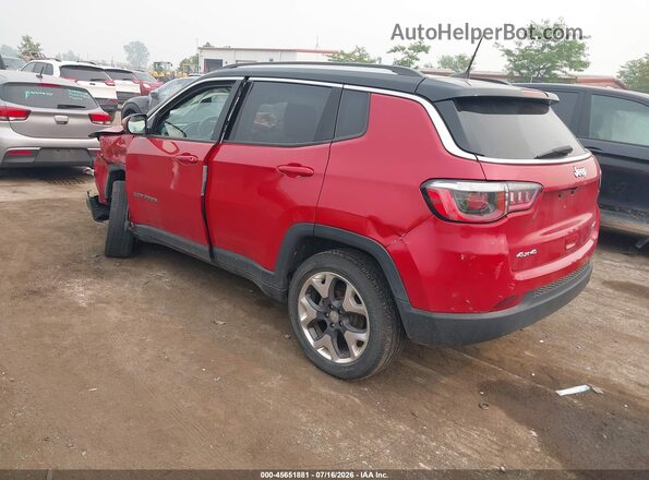3C4NJDCB4KT767296 2019 JEEP COMPASS Red Trasero izquierdo