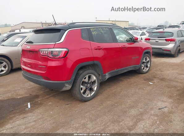 3C4NJDCB4KT767296 2019 JEEP COMPASS Red Trasero derecho