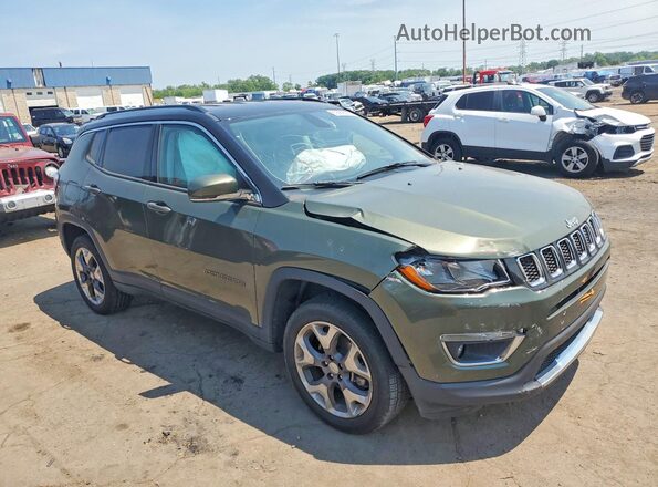 3C4NJDCB4KT826511 2019 JEEP COMPASS Green Delantero derecho
