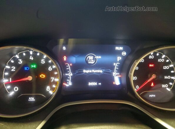 3C4NJDCB4LT135447 2020 JEEP COMPASS Черный Вид щитка приборов