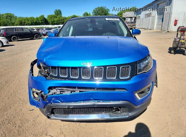 3C4NJDCB4LT159957 2020 JEEP COMPASS Blue Вид спереду