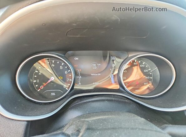 3C4NJDCB4LT159957 2020 JEEP COMPASS Blue Вид щитка приладів