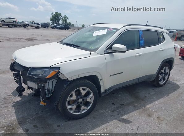3C4NJDCB4MT520427 2021 JEEP COMPASS White Vista tres cuartos delantera izquierda