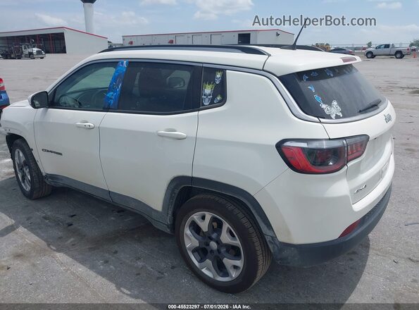 3C4NJDCB4MT520427 2021 JEEP COMPASS White Trasero izquierdo