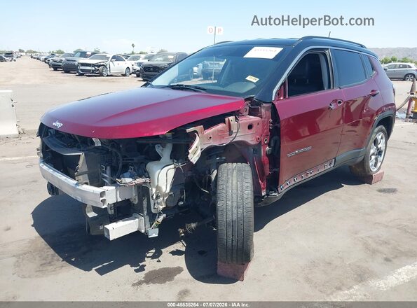 3C4NJDCB4MT594852 2021 JEEP COMPASS Red Vista tres cuartos delantera izquierda