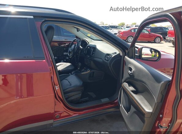 3C4NJDCB4MT594852 2021 JEEP COMPASS Red Vista interior delantera