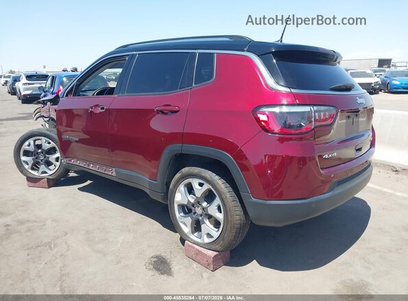 3C4NJDCB4MT594852 2021 JEEP COMPASS Red Trasero izquierdo