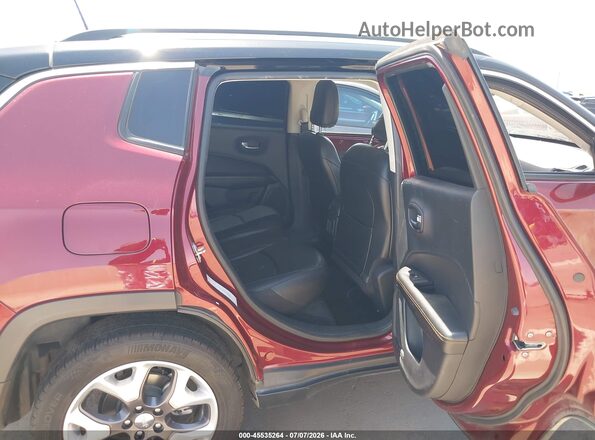 3C4NJDCB4MT594852 2021 JEEP COMPASS Red Vista de la etiqueta del VIN