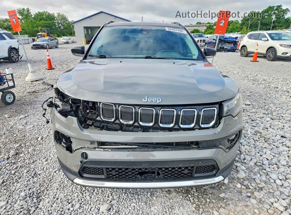 3C4NJDCB4NT165373 2022 JEEP COMPASS Gray Вид спереду