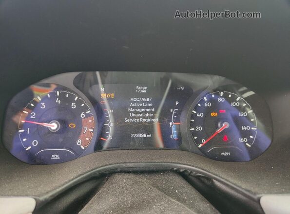 3C4NJDCB4NT165373 2022 JEEP COMPASS Gray Вид щитка приладів