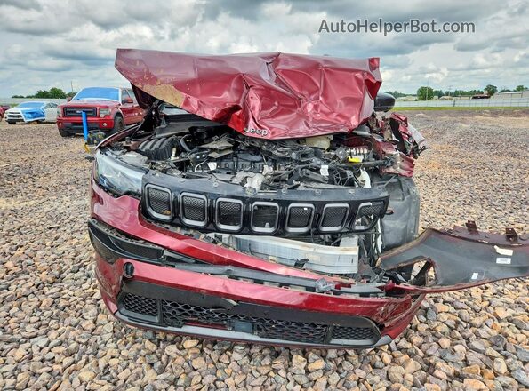 3C4NJDCB4NT215124 2022 JEEP COMPASS Burgundy Вид спереду
