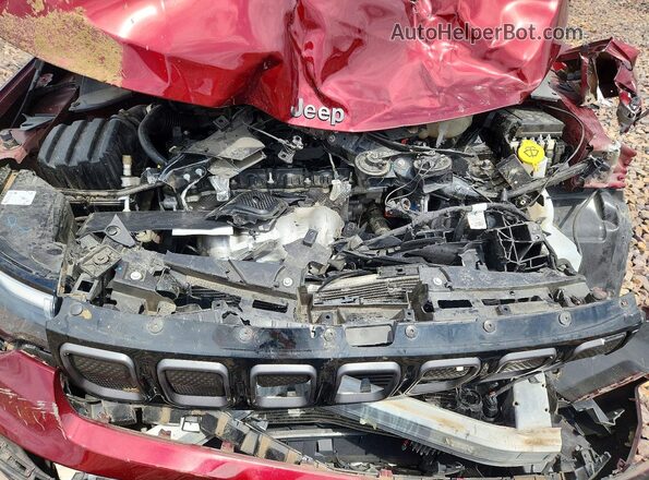 3C4NJDCB4NT215124 2022 JEEP COMPASS Burgundy Вид підкапотного простору