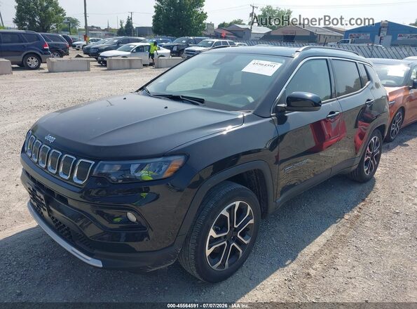 3C4NJDCB4NT232294 2022 JEEP COMPASS Black Przód lewy