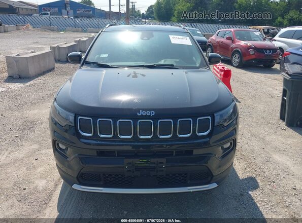 3C4NJDCB4NT232294 2022 JEEP COMPASS Black Widok zestawu wskaźników
