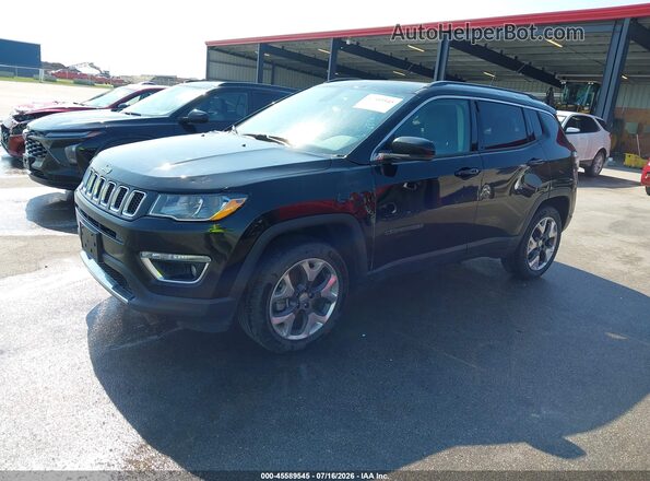 3C4NJDCB5JT199364 2018 JEEP COMPASS Black წინა მარცხენა ხედი სამი მეოთხედიდან