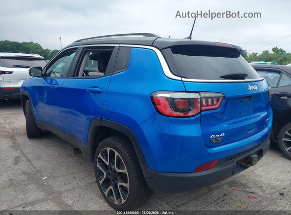 3C4NJDCB5JT456572 2018 JEEP COMPASS Blue Հետևի ձախ