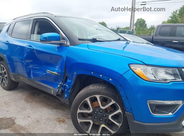 3C4NJDCB5JT456572 2018 JEEP COMPASS Blue Դիմացի տեսք