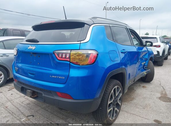 3C4NJDCB5JT456572 2018 JEEP COMPASS Blue Հետևի աջ
