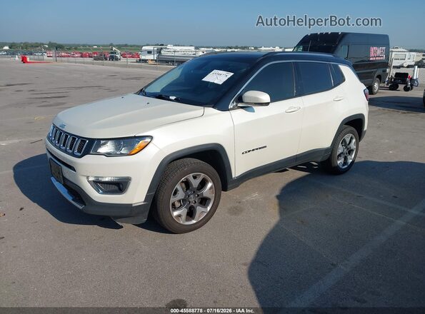 3C4NJDCB5JT457124 2018 JEEP COMPASS White Передня ліва чверть