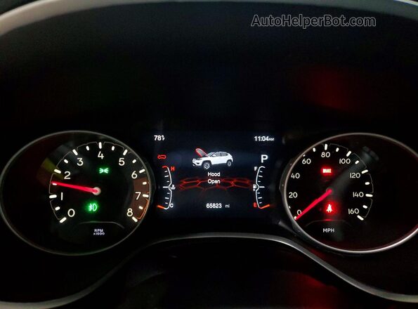 3C4NJDCB5KT753469 2019 JEEP COMPASS Белый Вид щитка приборов