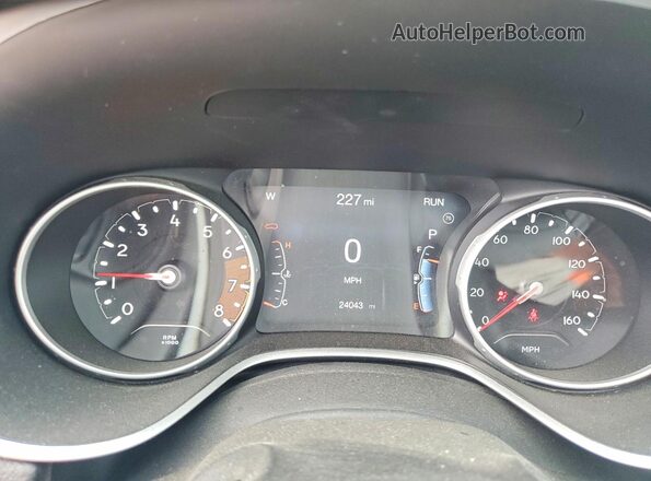 3C4NJDCB5MT512756 2021 JEEP COMPASS Black Instrument cluster view