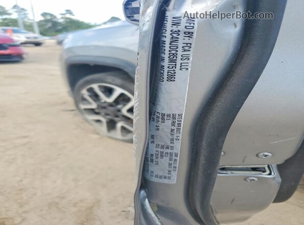 3C4NJDCB5MT512868 2021 JEEP COMPASS Silver VIN sticker view