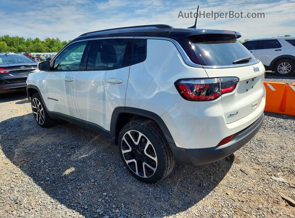 3C4NJDCB6MT524267 2021 JEEP COMPASS White Trasero izquierdo