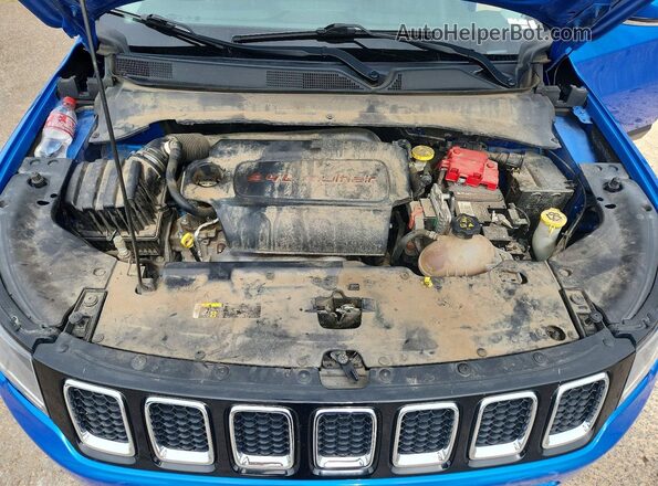 3C4NJDCB6MT586221 2021 JEEP COMPASS Синий Вид подкапотного пространства