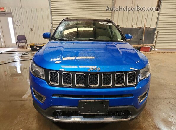 3C4NJDCB6MT586221 2021 JEEP COMPASS Синий Вид спереди