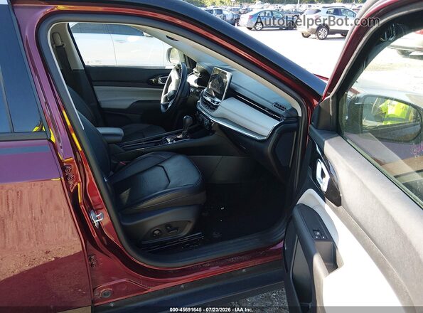 3C4NJDCB6NT147909 2022 JEEP COMPASS Бордовый Вид салона спереди
