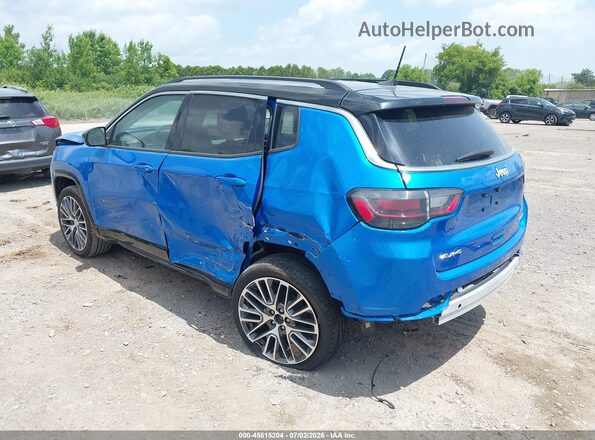 3C4NJDCB6NT187164 2022 JEEP COMPASS Blue Հետևի ձախ