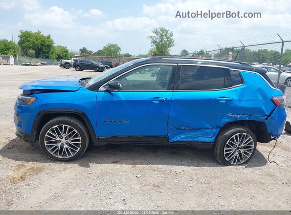 3C4NJDCB6NT187164 2022 JEEP COMPASS Blue 