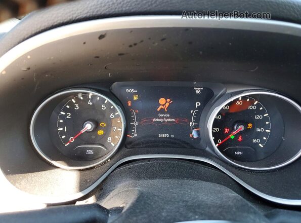 3C4NJDCB7LT245988 2020 JEEP COMPASS Black Vista del cuadro de instrumentos