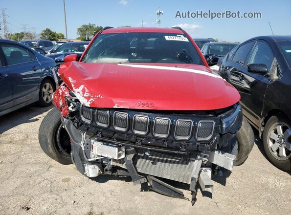 3C4NJDCB7NT162970 2022 JEEP COMPASS Красный Вид спереди