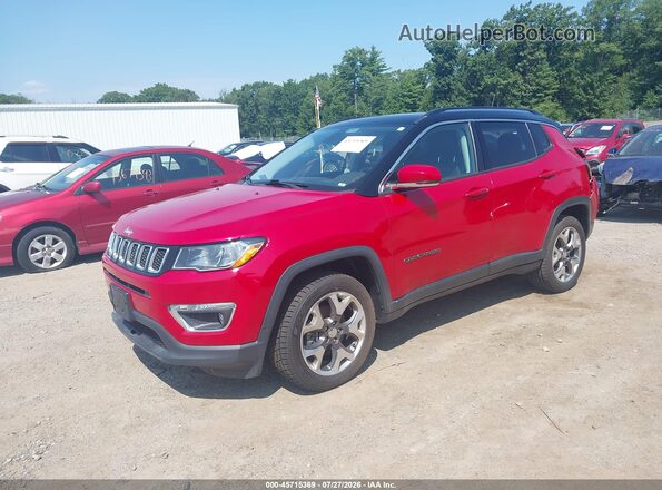 3C4NJDCB8JT112010 2018 JEEP COMPASS Red Передня ліва чверть