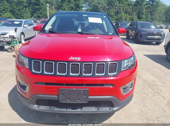 3C4NJDCB8JT112010 2018 JEEP COMPASS Red Вид задньої частини салону