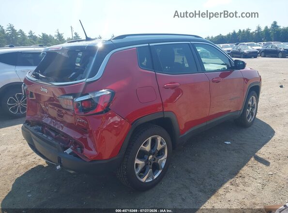3C4NJDCB8JT112010 2018 JEEP COMPASS Red Задня права чверть