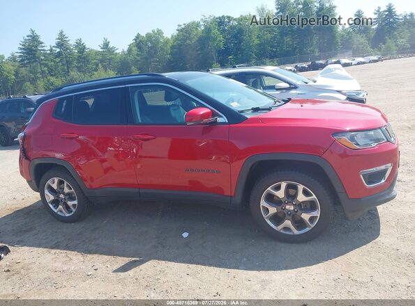 3C4NJDCB8JT112010 2018 JEEP COMPASS Red Панорамний вид салону 360°