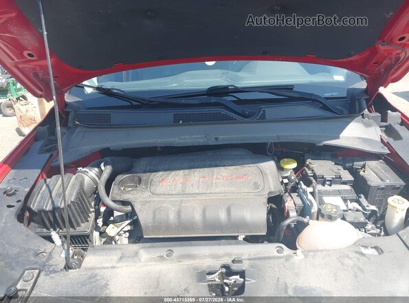 3C4NJDCB8JT112010 2018 JEEP COMPASS Red Вид ззаду