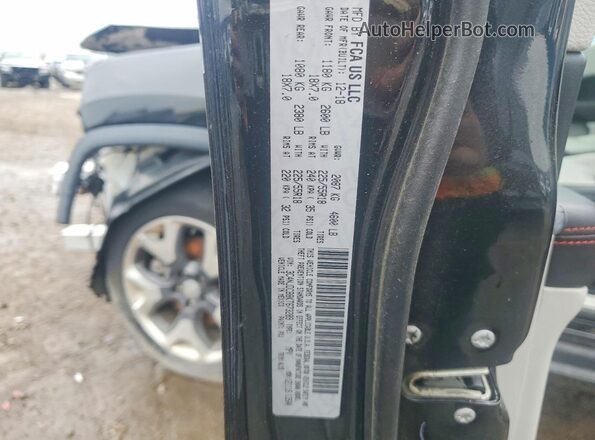 3C4NJDCB8KT673289 2019 JEEP COMPASS Black VIN კოდის სტიკერის ხედი