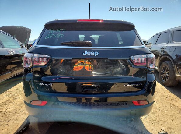 3C4NJDCB8NT165330 2022 JEEP COMPASS Black უკანა ხედი